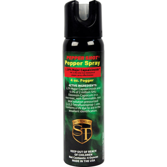 Pepper Shot 1.2% MC 4 oz Pepper Spray Fogger