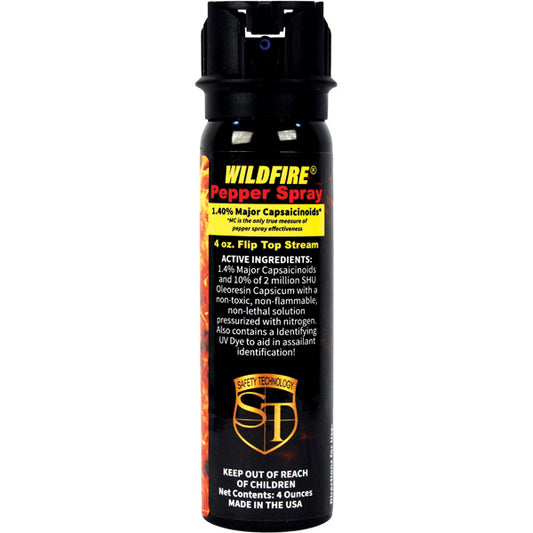 Wildfire 1.4% MC 4 oz Pepper Spray Flip Top