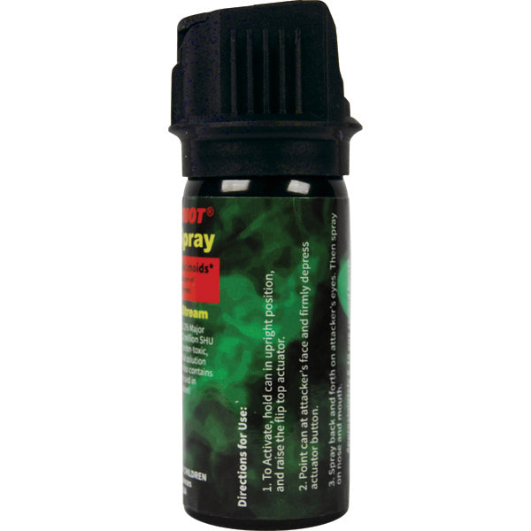 Pepper Shot 1.2% MC 2 oz Pepper Spray Stream Flip Top